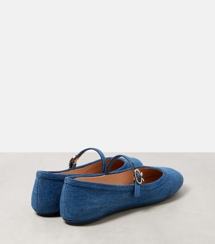 Bailarinas Mary Jane Carla de denim - Gianvito Rossi - Modalova