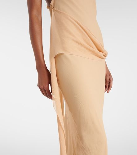 Abito lungo in seta - Victoria Beckham - Modalova