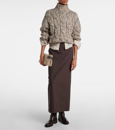 Wool-blend maxi skirt - Brunello Cucinelli - Modalova