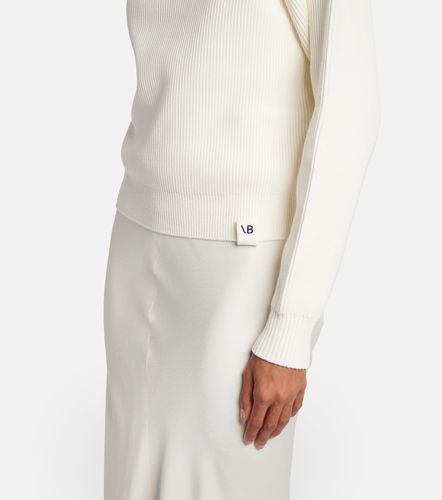 Pullover in misto cotone e seta - Victoria Beckham - Modalova