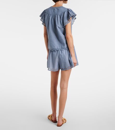 Top Effie de algodón con encaje - Ulla Johnson - Modalova