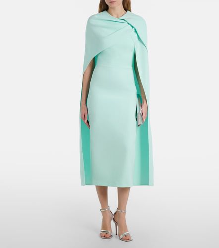 Vestido midi Oria de crepé con capa - Safiyaa - Modalova