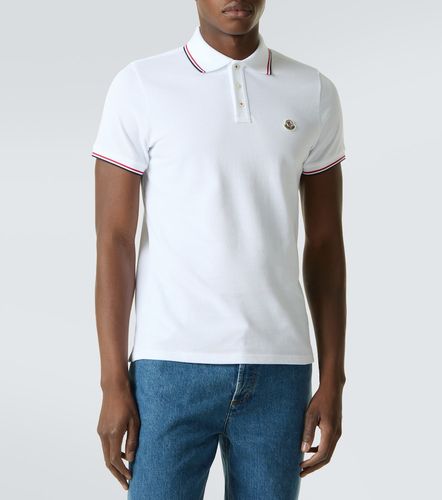 Polo Permanent de jersey de algodón - Moncler - Modalova