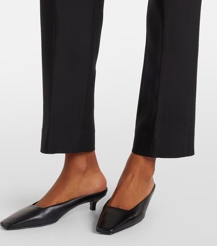 Pantaloni slim in lana e seta - Toteme - Modalova