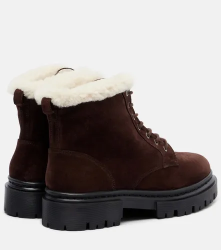 Botas Henry de ante con borrego - Staud - Modalova
