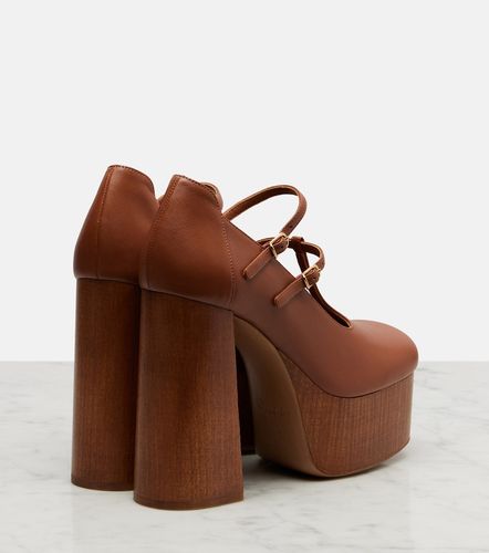 Loti leather platform Mary Jane pumps - Chloe - Modalova