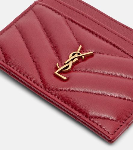 Tarjetero Cassandre de piel matelassé - Saint Laurent - Modalova
