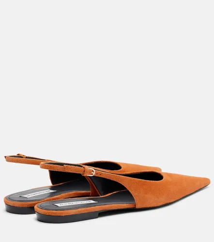 Suede slingback flats - Victoria Beckham - Modalova