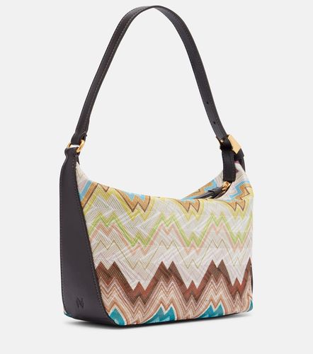 Borsa a spalla Soft a zig zag con pelle - Missoni - Modalova