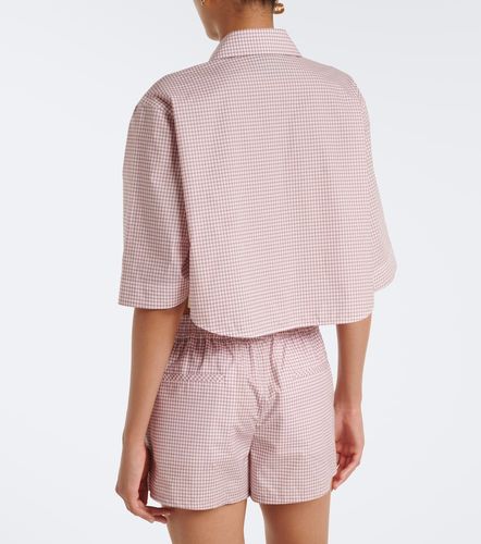 Camicia in cotone a quadri - Valentino - Modalova