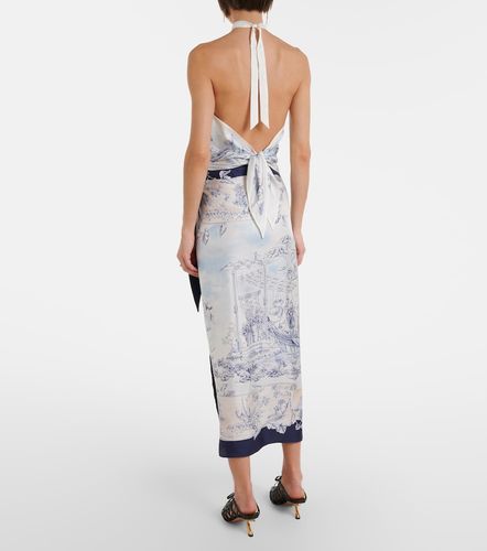 Ferragamo Printed silk wrap skirt - Ferragamo - Modalova