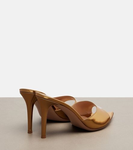 Elle metallic leather mules - Gianvito Rossi - Modalova