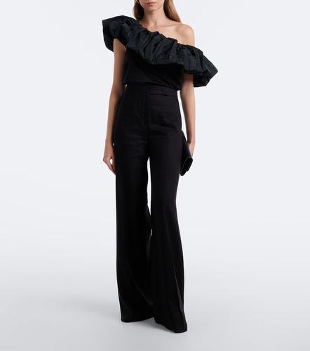 Ruffled off-shoulder cotton top - Max Mara - Modalova