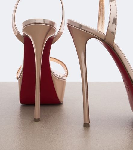 Loubi Queen Alta leather platform sandals - Christian Louboutin - Modalova