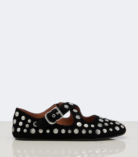 Alaïa Ballerine in suede con borchie - Alaia - Modalova