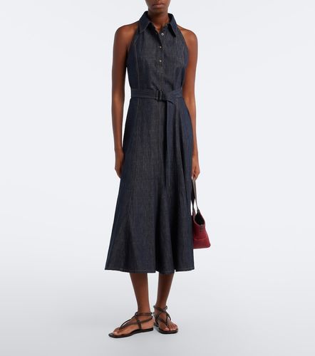 Monilli belted denim polo dress - Brunello Cucinelli - Modalova