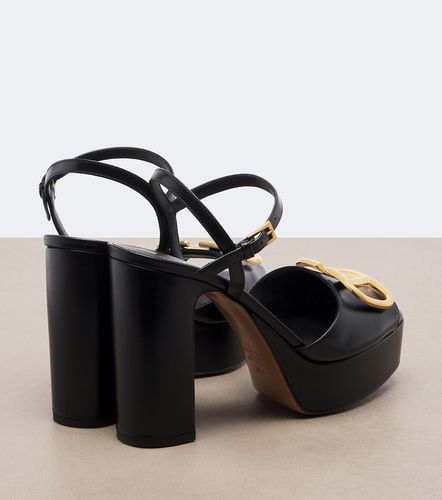VLogo leather platform sandals - Valentino Garavani - Modalova