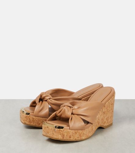 Avenue leather wedge sandals - Jimmy Choo - Modalova