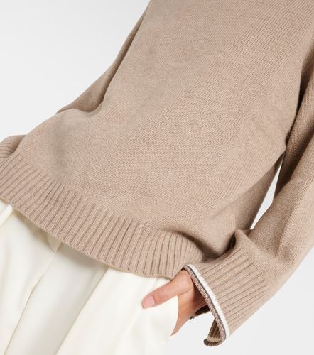 Pullover in misto lana, cashmere e seta - Brunello Cucinelli - Modalova