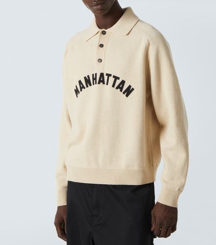 Manhattan applique wool polo sweater - Bode - Modalova