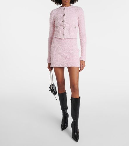 Cárdigan cropped en mezcla de algodón - Balenciaga - Modalova