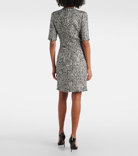 Abito corto DG in tweed con lamé - Dolce&Gabbana - Modalova