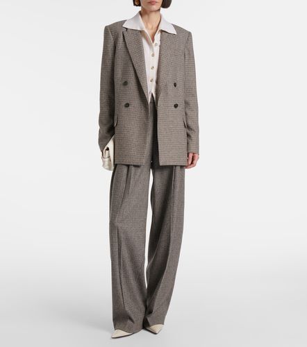 Blazer cruzado con pata de gallo - Vince - Modalova