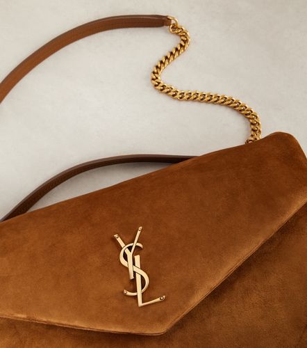 Calypso Large suede shoulder bag - Saint Laurent - Modalova
