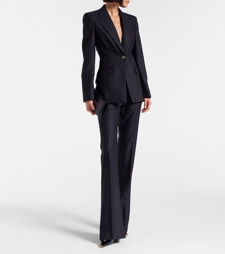 Versace Blazer aus Schurwolle - Versace - Modalova