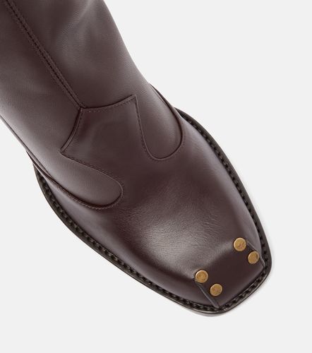 Studded leather knee-high boots - Etro - Modalova
