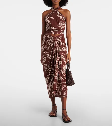 Falda midi Uma de algodón - Poupette St Barth - Modalova