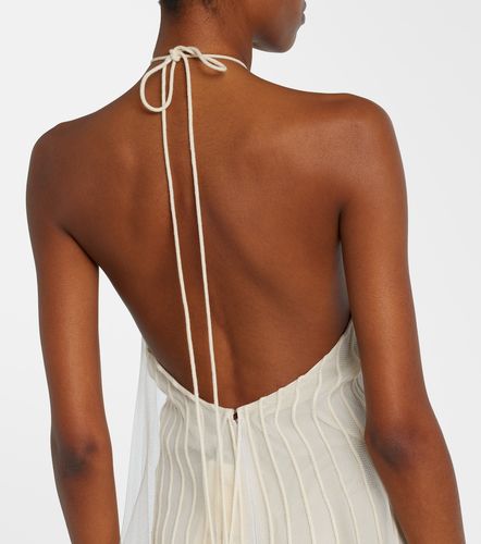 Vestido largo Epi de tul con cuello halter - Jacquemus - Modalova