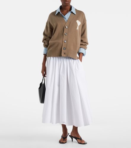 Cardigan Ami de Cœur in lana e cotone - Ami Paris - Modalova