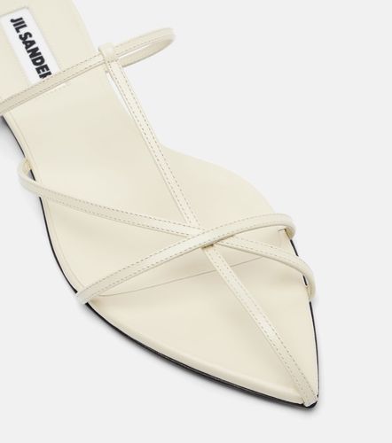 Jil Sander Sandalen Cage aus Leder - Jil Sander - Modalova