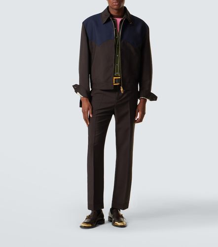 Medusa wool and mohair blouson jacket - Versace - Modalova