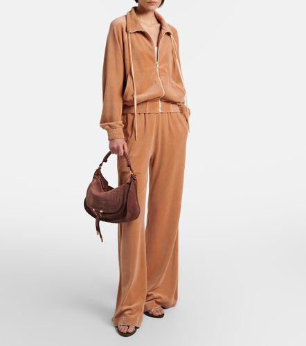 Chloé Sudadera de terciopelo en mezcla de algodón - Chloe - Modalova