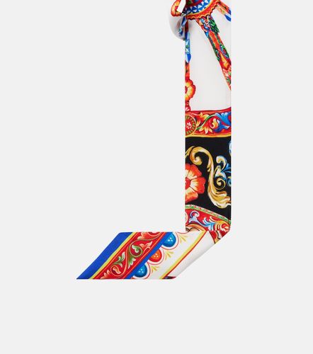 Sciarpa Carretto in twill di seta - Dolce&Gabbana - Modalova