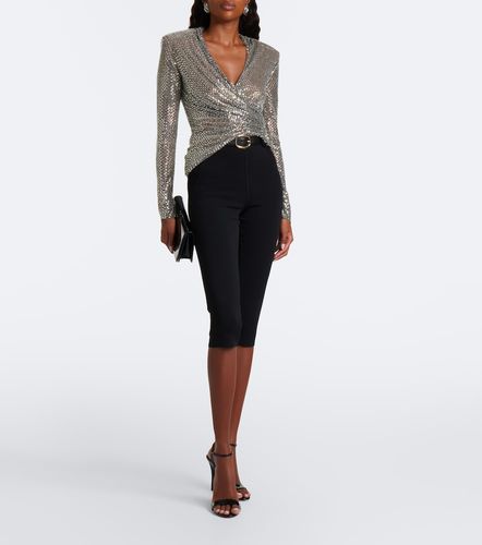 Belted knitted capri pants - Self-Portrait - Modalova