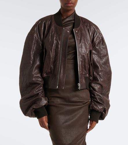 Giacca bomber Secchia in pelle - Rick Owens - Modalova