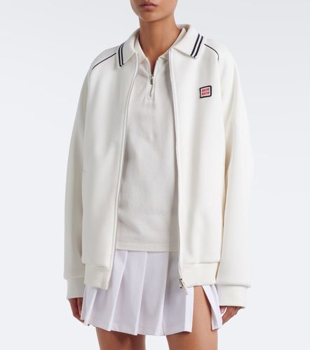 Miu Miu Polo de piqué de algodón - Miu Miu - Modalova