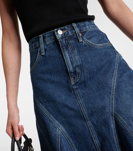 Re/Done Falda midi de denim plisada - Re/Done - Modalova