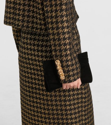 Houndstooth lame tweed jacket - Nina Ricci - Modalova