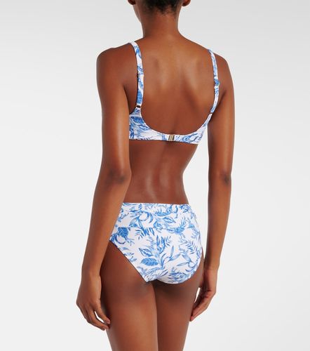 Bel Air printed bikini top - Melissa Odabash - Modalova