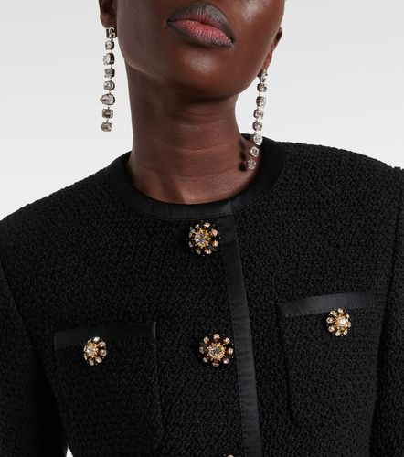 Wool and silk-blend tweed jacket - Dolce&Gabbana - Modalova