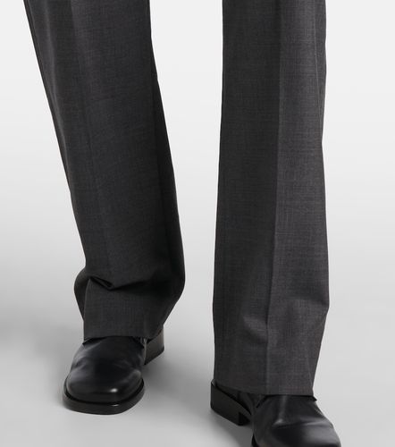 Pleated wool twill straight pants - Lemaire - Modalova