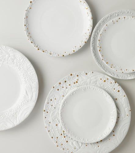 Plato llano Haas Mojave de porcelana - L'Objet - Modalova