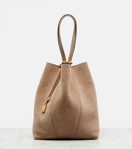 Spin Medium suede tote bag - Chloe - Modalova