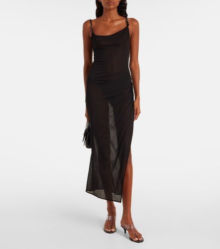 Mugler Abito midi asimmetrico - Mugler - Modalova