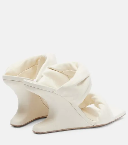 Twisted Cantilever 80 leather mules - Rick Owens - Modalova