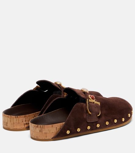 Mules Fern in suede con borchie - Veronica Beard - Modalova